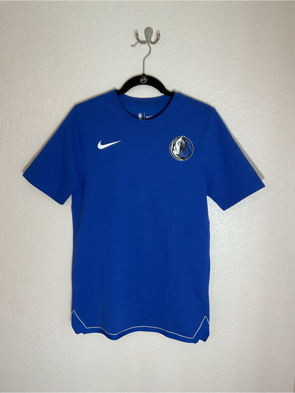 Nike Dallas Mavericks NBA Dri-FIT Blue Performance T-Shirt Men’s Small S